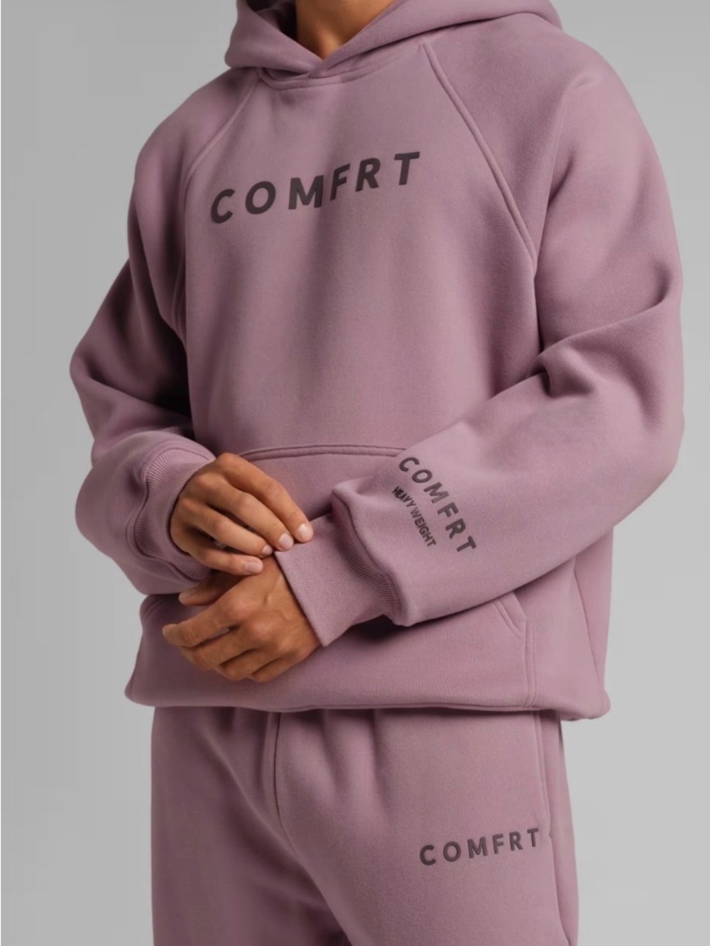 Comfrt Mauve Tranquil Hoodie